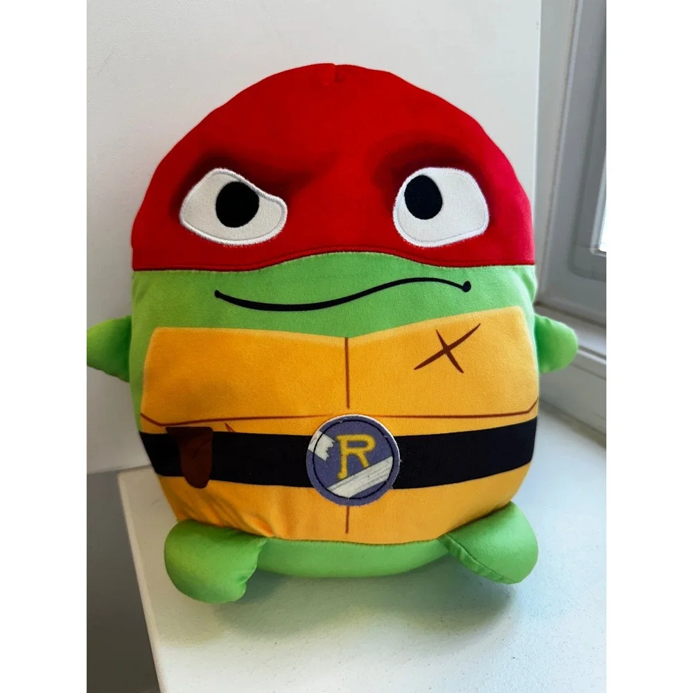 Mattel TMNT Mutant Mayhem Raphael Plush 12 Inch Red Mask HRC93 2023 Movie Toy